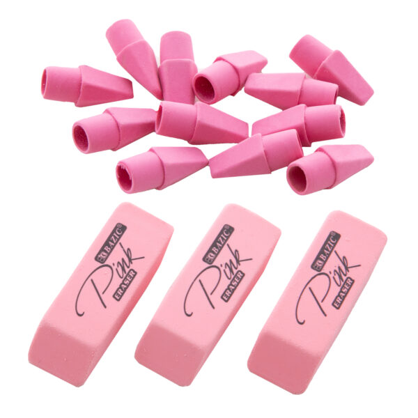 large pink eraser