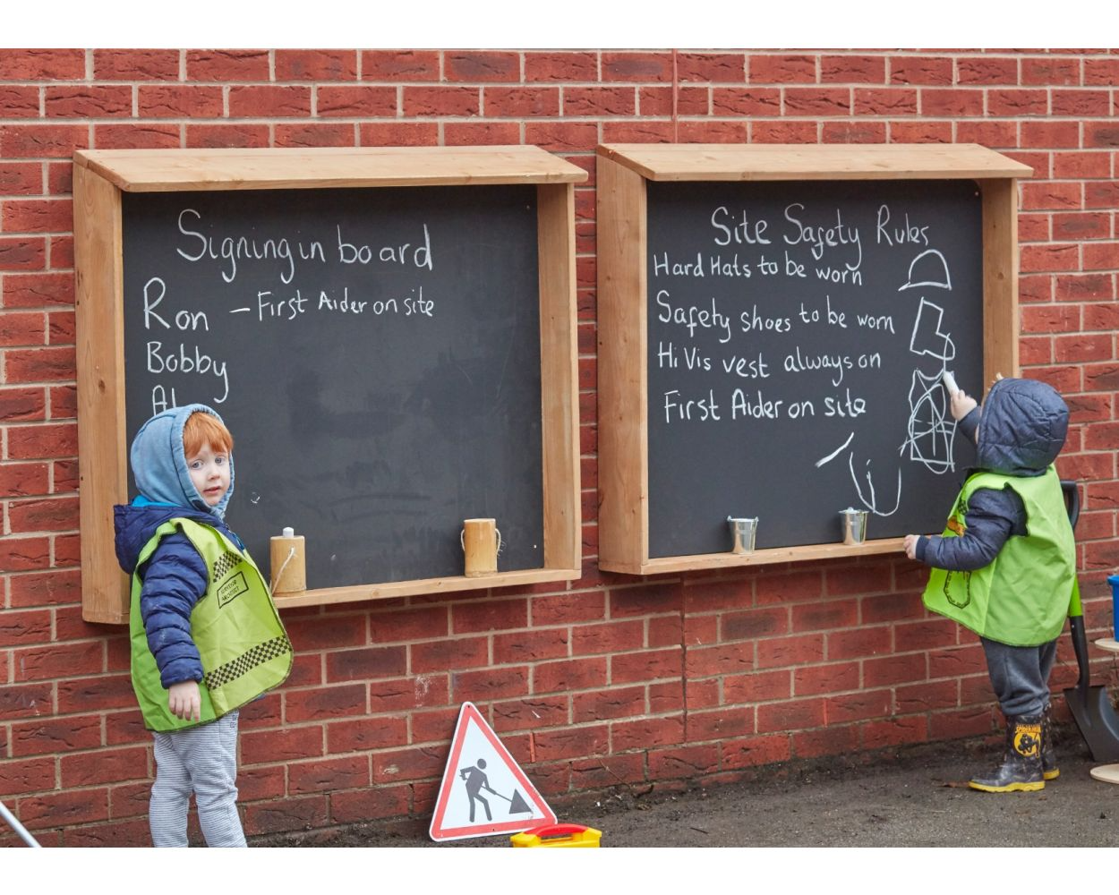 outdoor chalk board