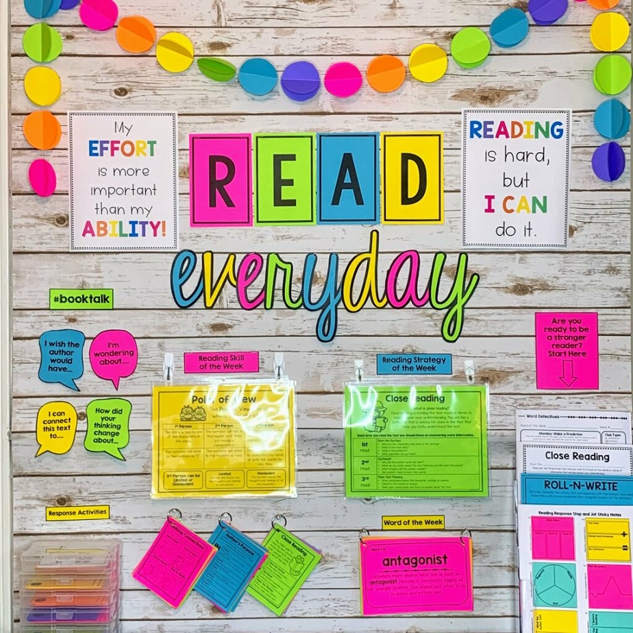 reading bulletin board ideas