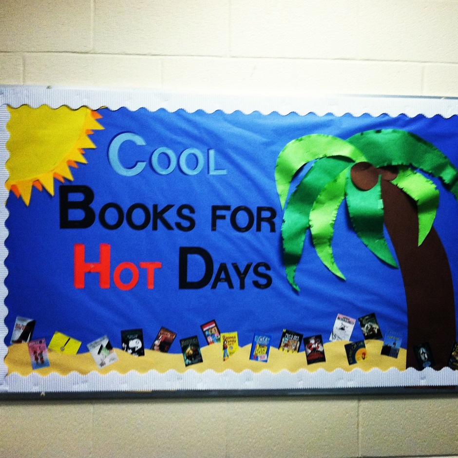 library bulletin  board ideas