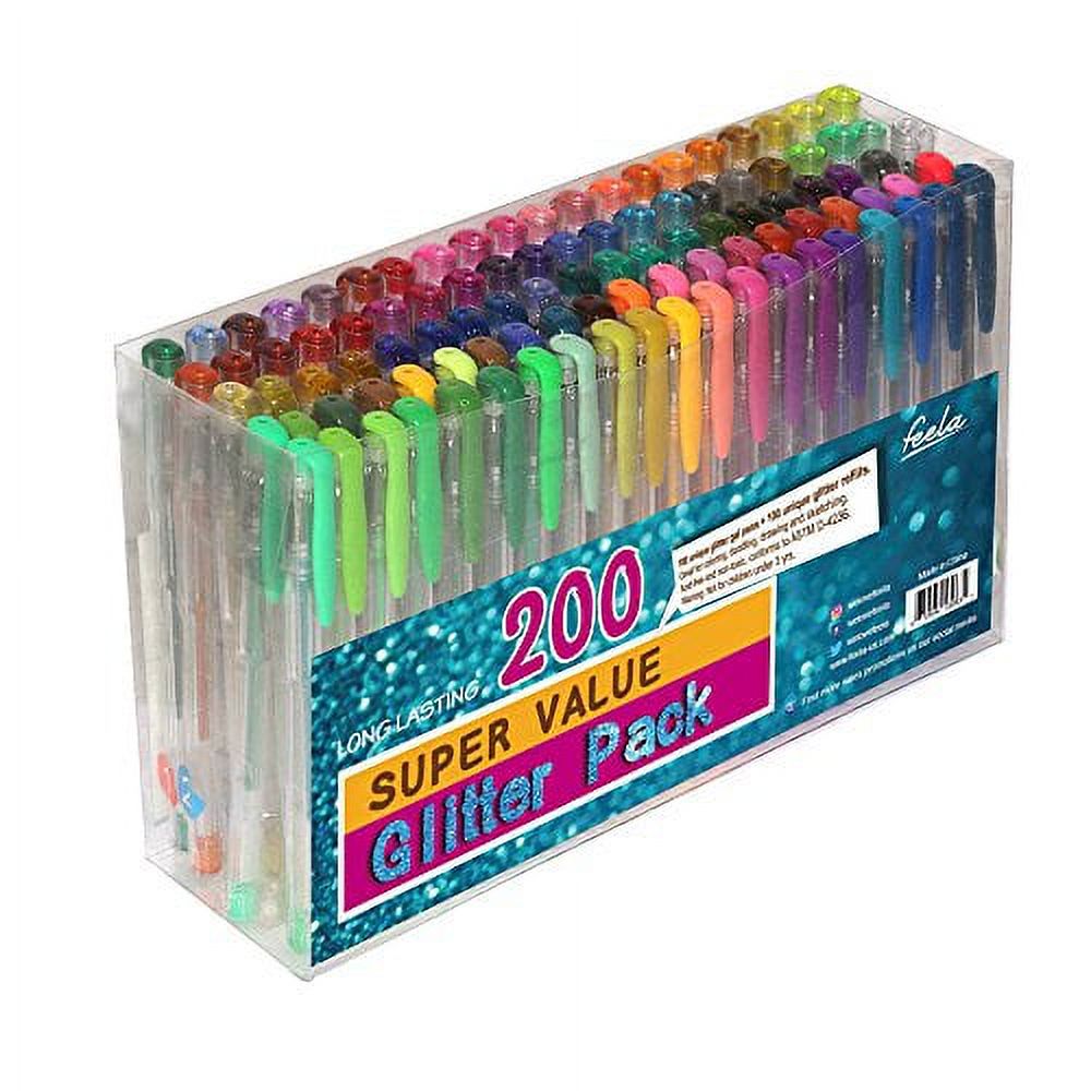 glitter  gel pens