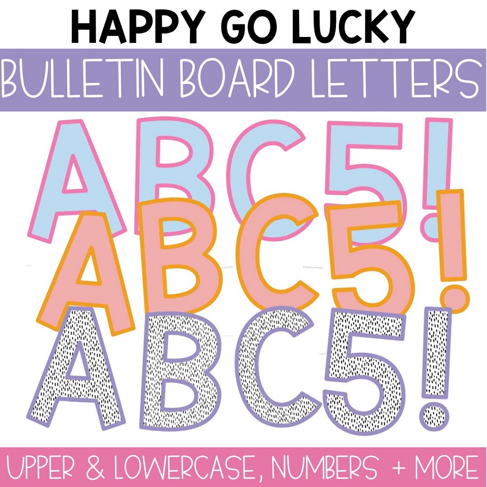 printable letters for bulletin board