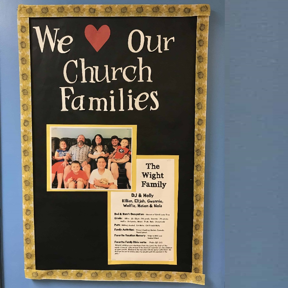 free church bulletin board ideas