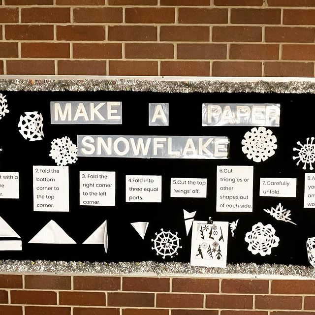 elementary school winter bulletin board ideas