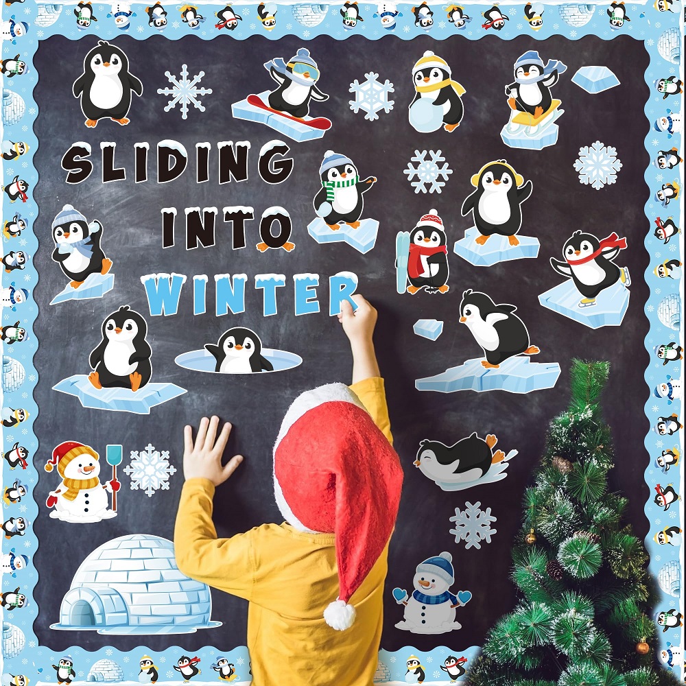 winter bulletin board