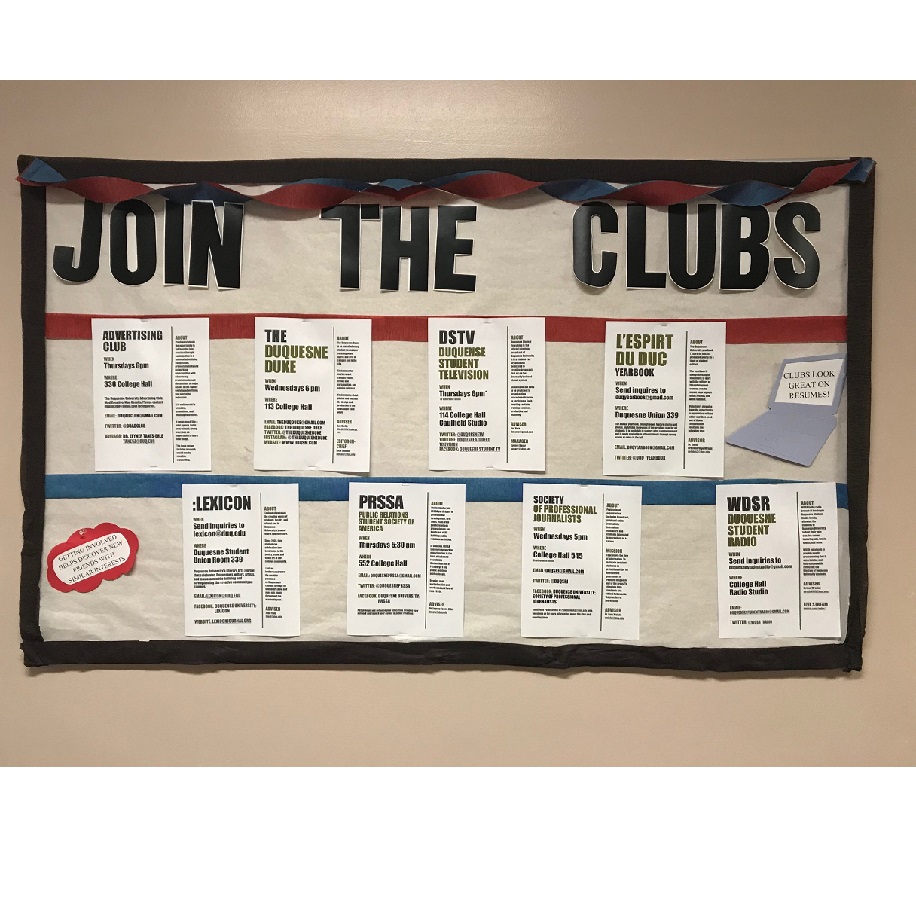 College Bulletin Board