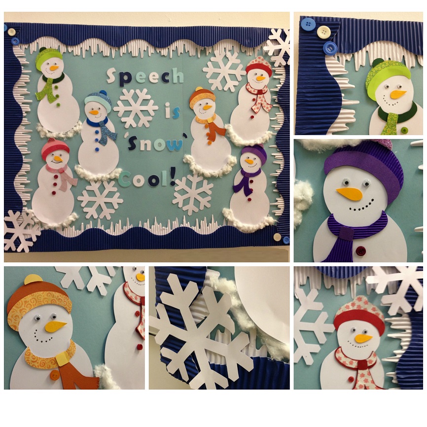 winter bulletin board