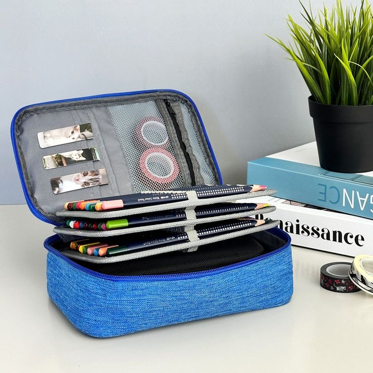 Multi Compartment Pencil Case